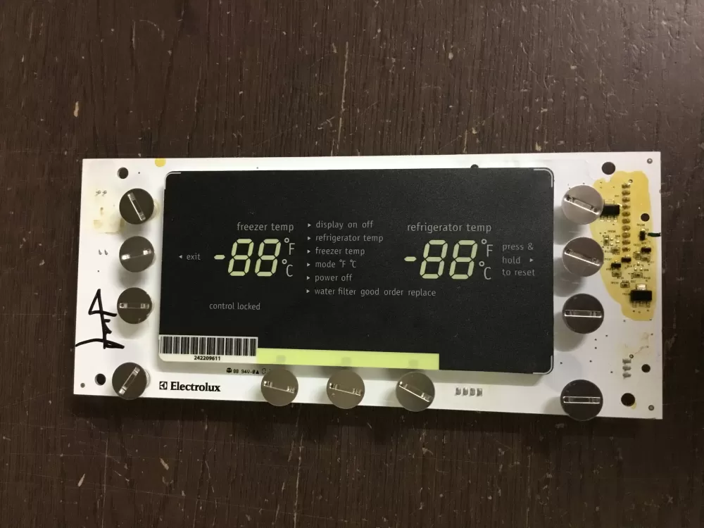Frigidaire AP6285796 242209730 PS12364209 Refrigerator Control Board Display