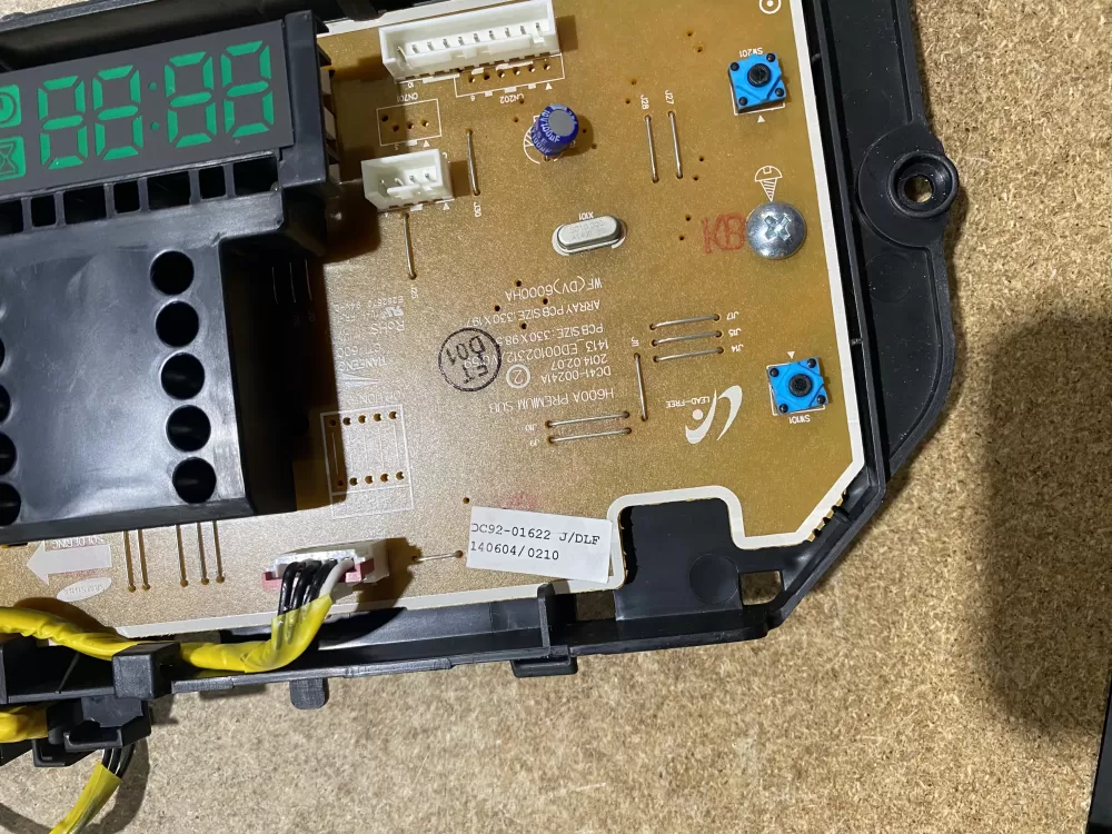 Samsung DC92 01622J DC92 01622 Washer Control Board AZ69643 | BKV604
