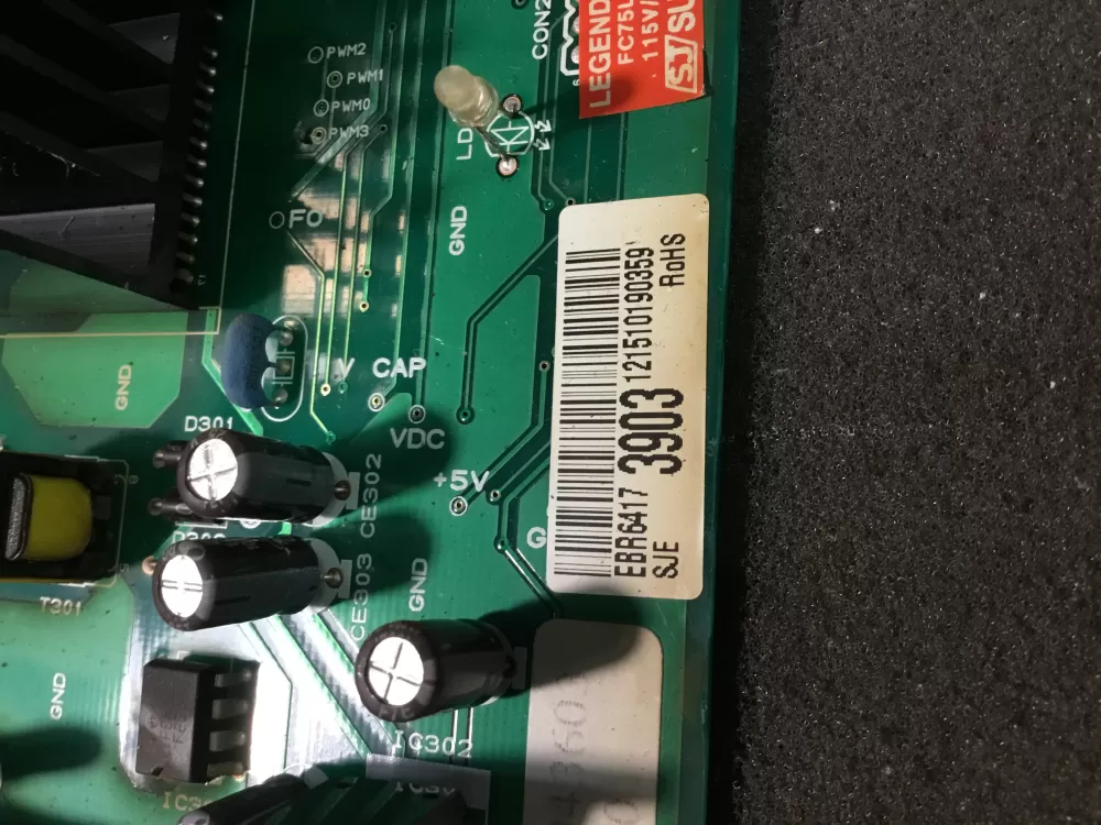 LG Kenmore EBR64173903 Refrigerator Control Board AZ98216 | NR36