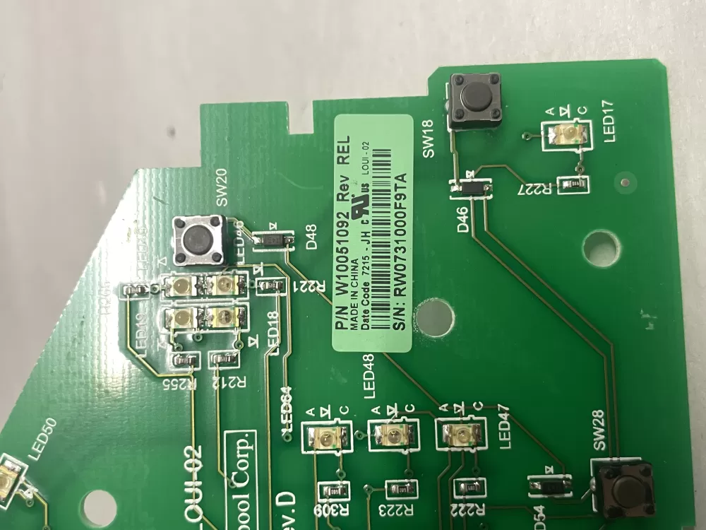 Whirlpool Maytag AP6014796 W10051092 Washer Control Board AZ209684 | Wm2116