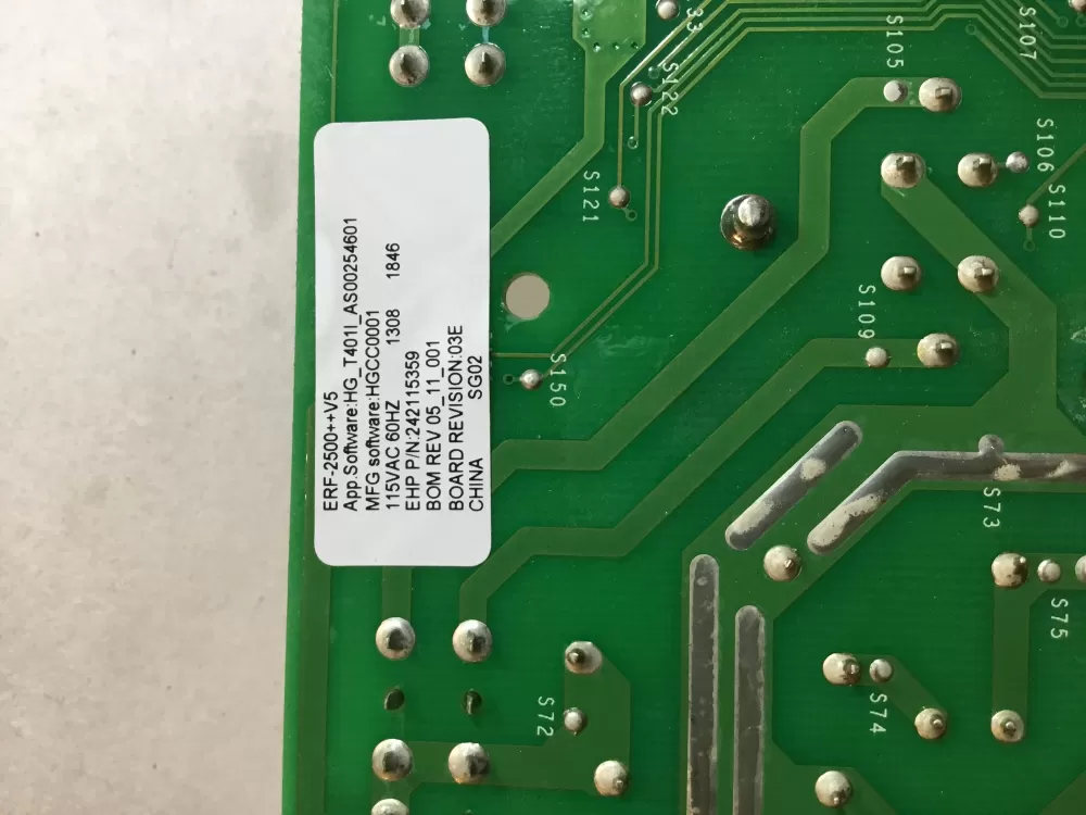 Frigidaire 242115359 Refrigerator Control Board Circuit AZ98255 | 2024