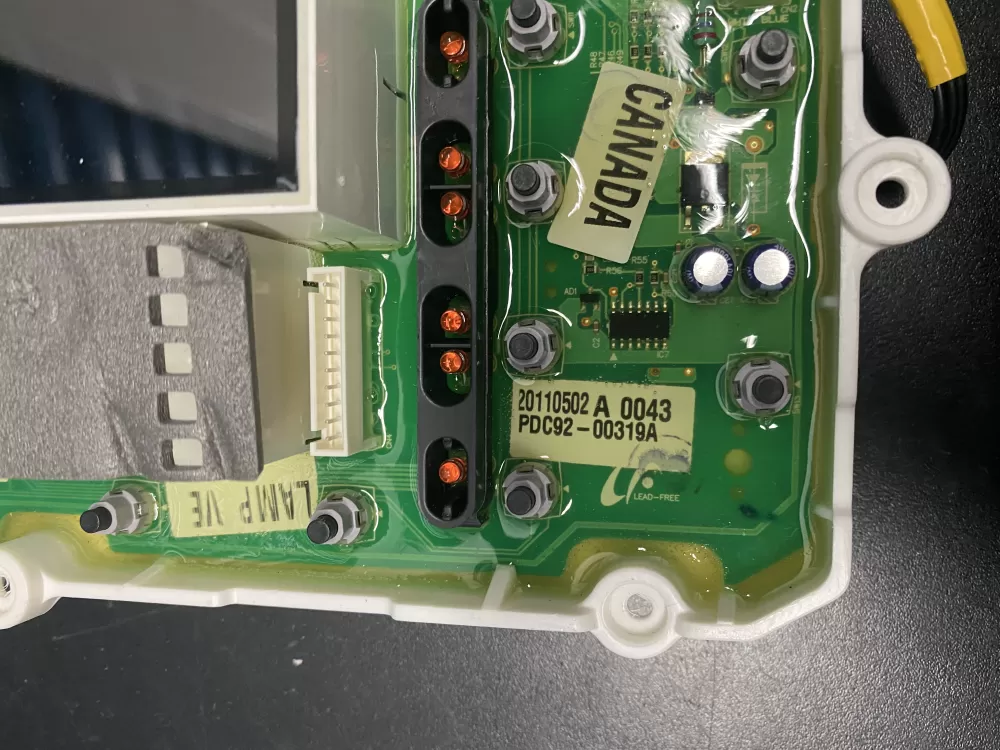 Samsung DC92-00319A Washer Control Board Vrt Steam Panel AZ11060 | BKV214