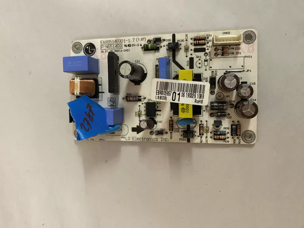 LG EBR80595701 Range Oven Control Board AZ199497 | BK2787