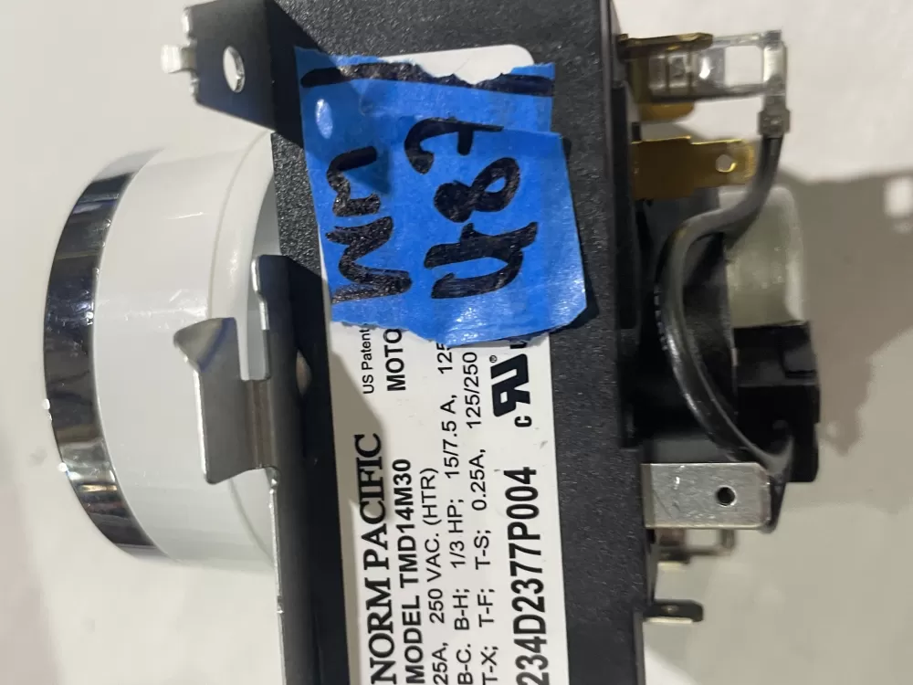 GE WE04X24550 234D2377P004 TMD14M30 Dryer Timer AZ177103 | Wm487