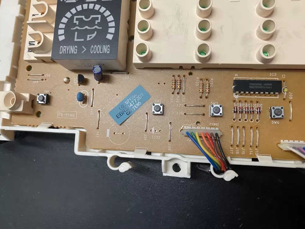 LG EAX32221201 EBR33477201 Dryer Control Board AZ24490 | BKV42
