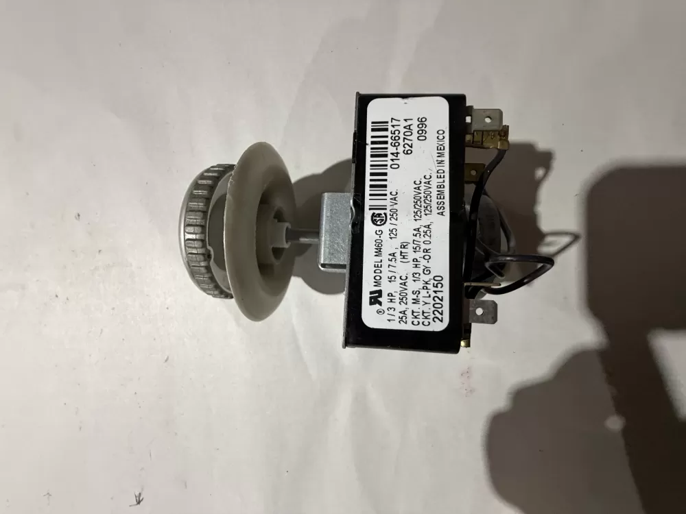 Whirlpool 220150  WP37001240  2202150  37001240  1185662  AP4047639  PS2039567  EAP2039567 Dryer Timer |