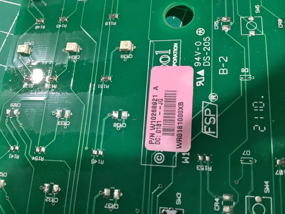 Whirlpool W10218921 Washer Control Board AZ141628 | NRV566
