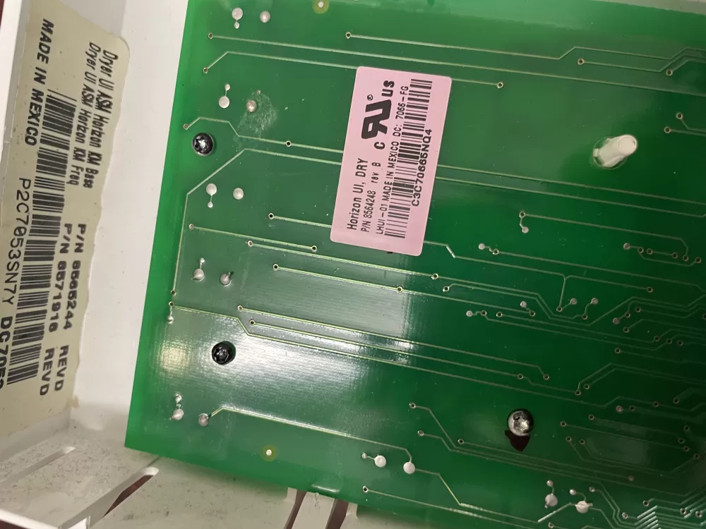 Whirlpool Dryer 8564248 8571928 Control Board AZ35171 | KMV39