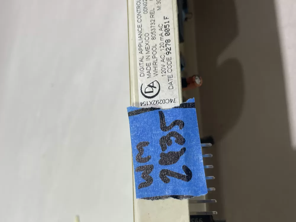 Whirlpool Range 8053732 6610181 Control Board AZ145806 | Wm2435