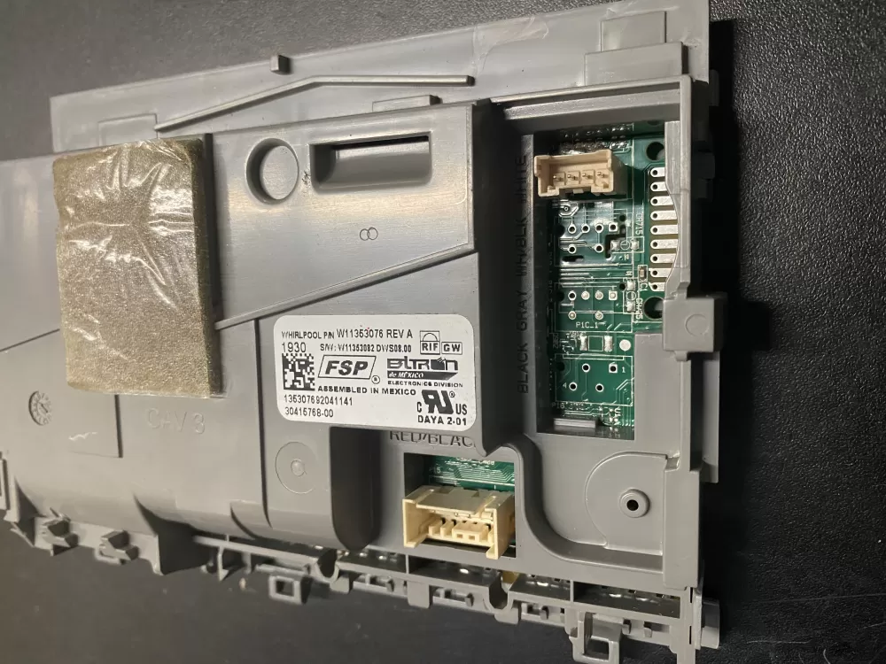 KitchenAid W10913613 W10913615 Dishwasher Control Board AZ24050 | BK816