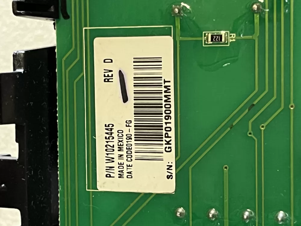 Whirlpool W10215445 Dryer Control Board Panel AZ44814 | JT962
