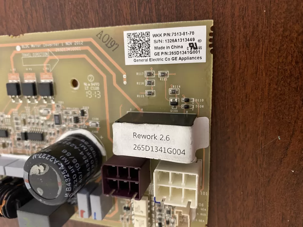 GE 265D1341G004 Dishwasher Control Board AZ27527 | BK245