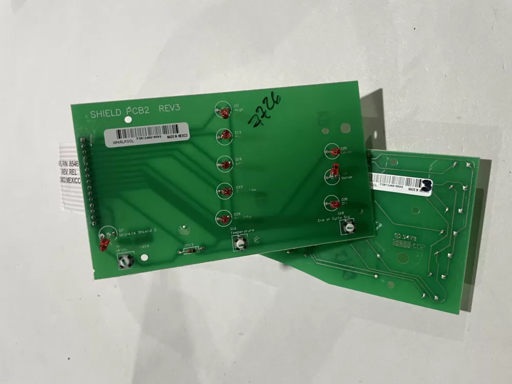 Kenmore Elite Dryer User Interface Control Board FG6124691859S AZ185850 | Wm2724