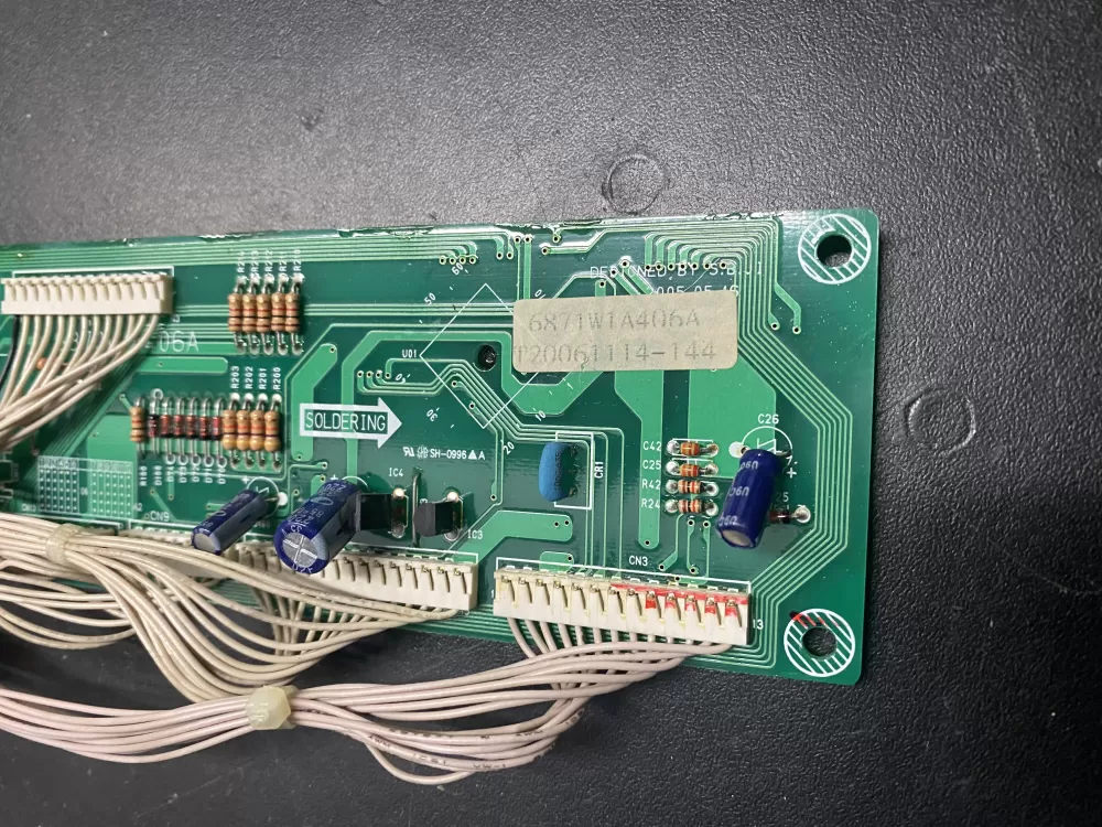 LG GE 6871W1A406A Microwave Control Board AZ18659 | BK710