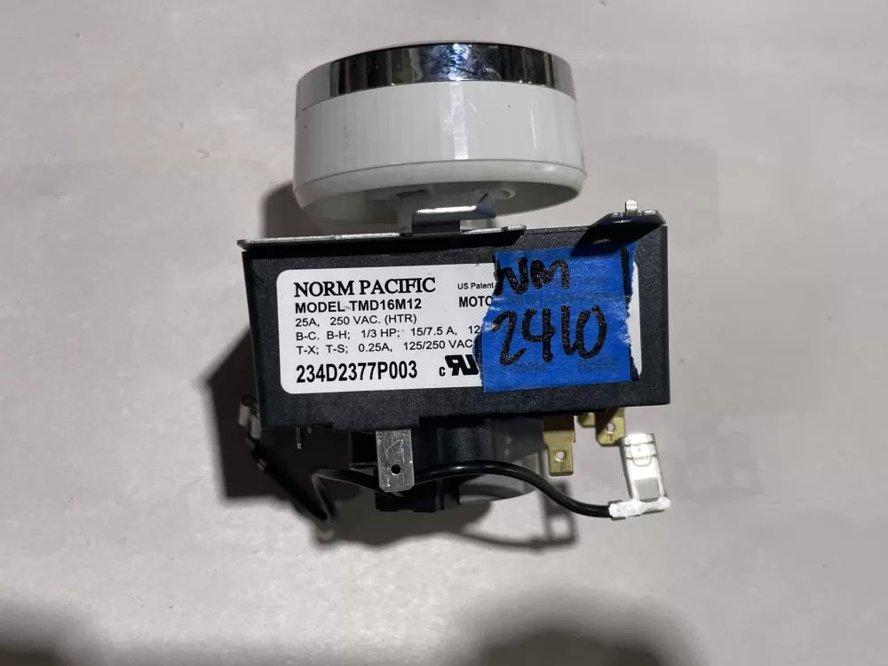 GE TMD16M12 234D2377P003 Dryer Timer AZ143296 | Wm2410