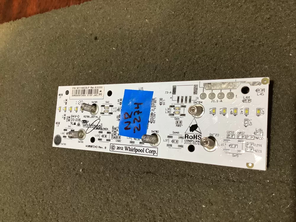 Whirlpool W11169235 Refrigerator Control Board whirlpool AZ126277 | NR2274