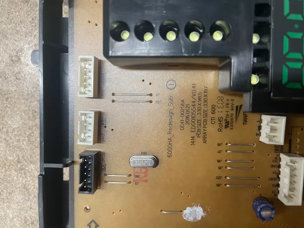 Samsung DC92 01607L DC9201607L Dryer Control Board AZ11116 | KMV246
