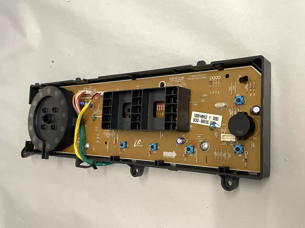 Samsung DC92-00619C Dryer Control Board UI