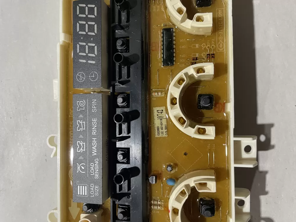 LG washer user interface display control board AZ196429 | KMV682