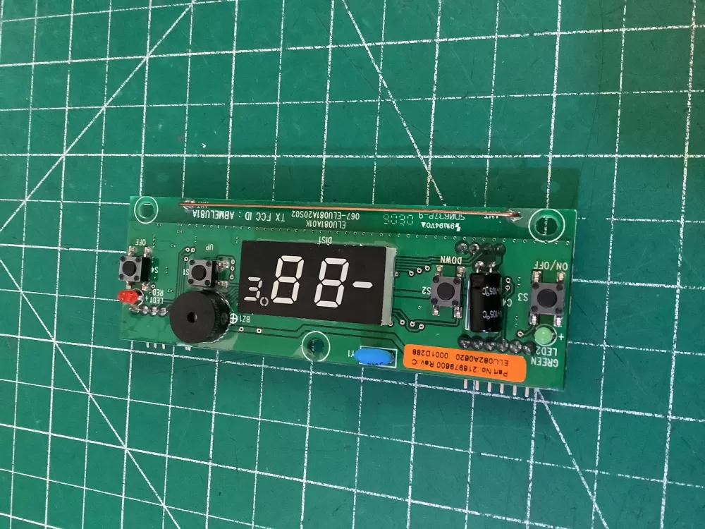 Kenmore 216979600  1056869  AH976381  EA976381  PS976381 Freezer control board with overlay