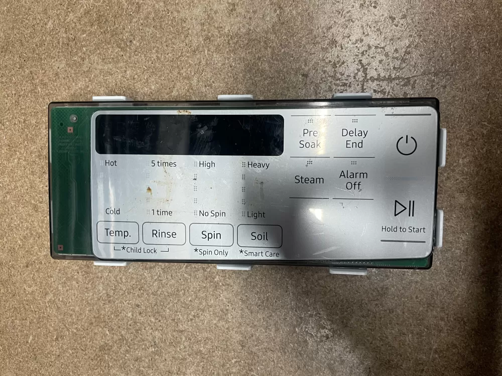 Samsung DC97-2146F Washer UI Display Control Panel Board