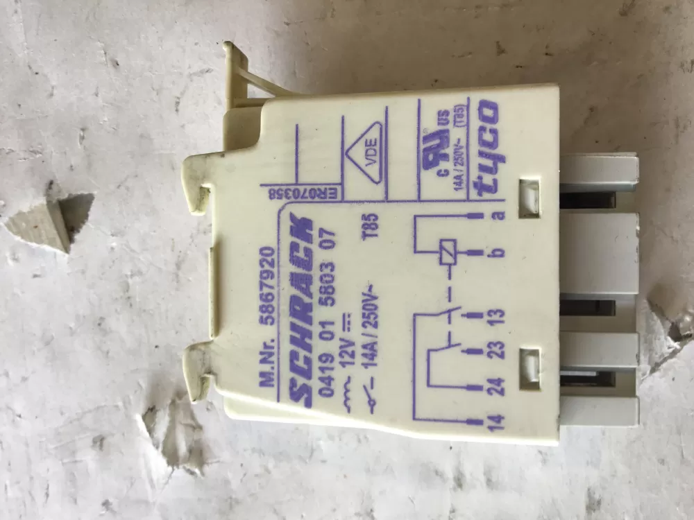 Miele 5867920 Washing Machine Heater Relay AZ149365 | SL215