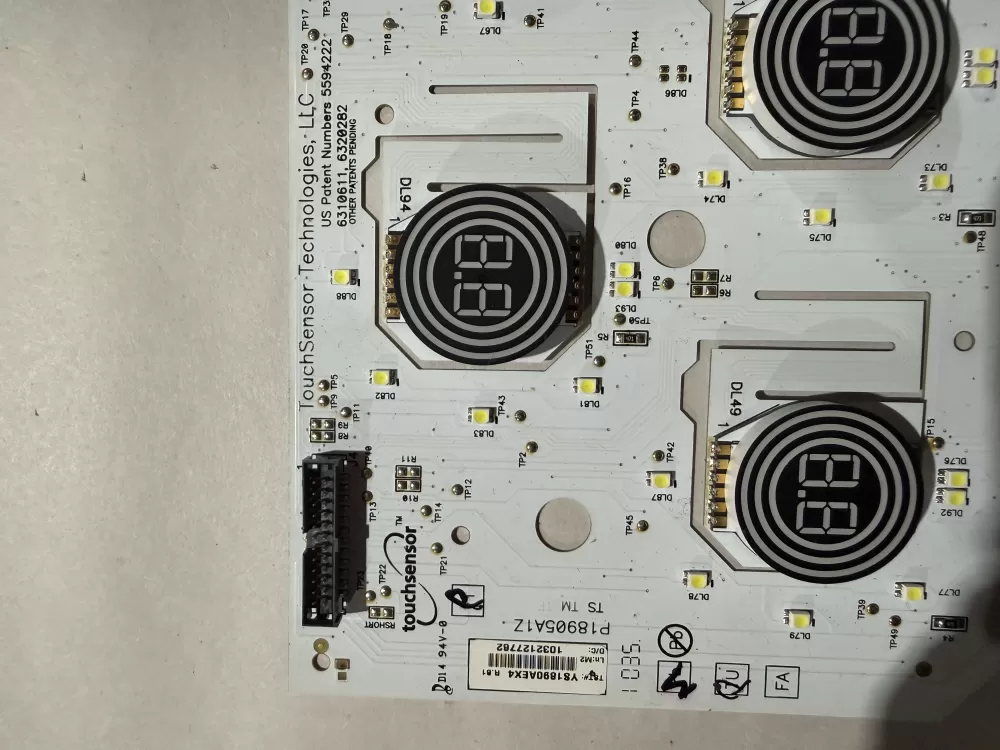 GE W10317069 W10295112 Range Oven Touchpad Control Panel Board AZ225472 | KM730