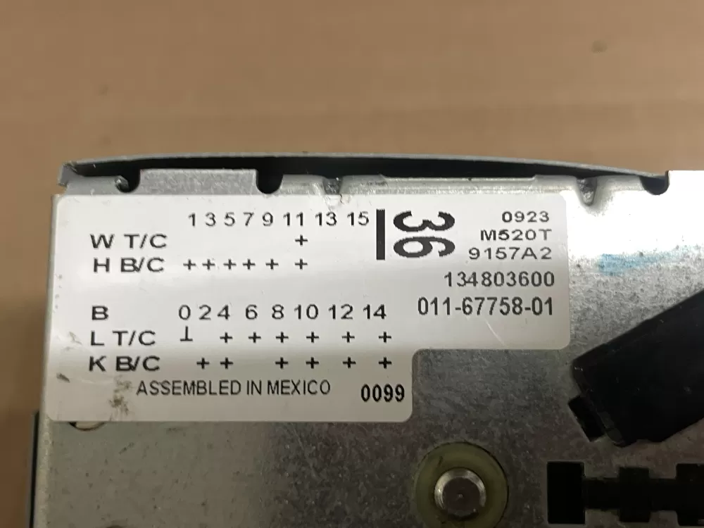 Frigidaire Crosley 134803600 AP3970173 Washer Timer Control AZ100581 | Wm1634