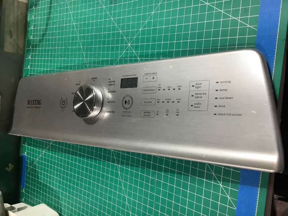 W10913337 Whirlpool Dryer Fascia