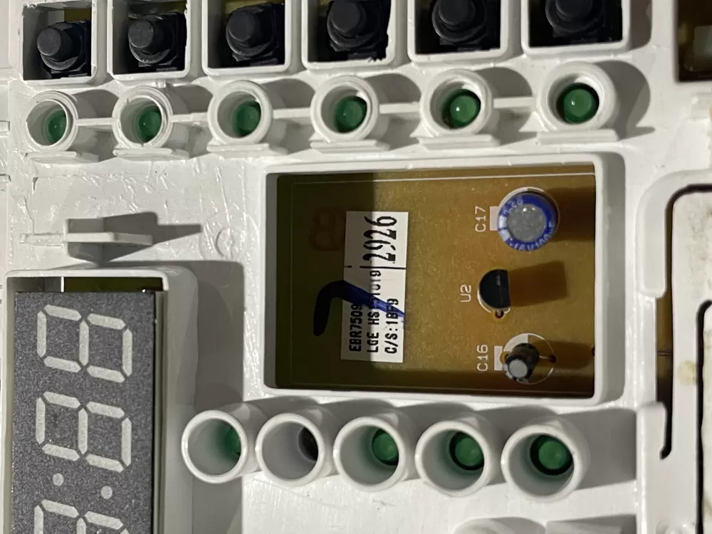 Kenmore EBR75092926 Washer Control Board UI Display AZ198220 | KMV850