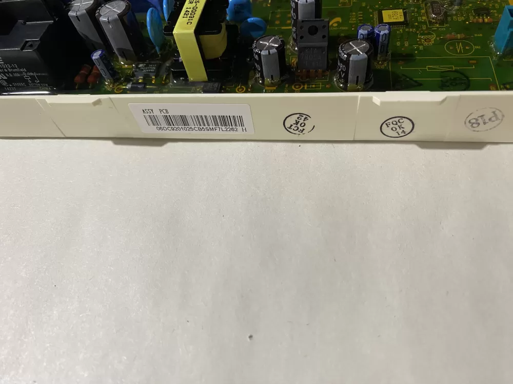 Samsung DC92 01025C Dryer Control Board AZ202282 | BK2295