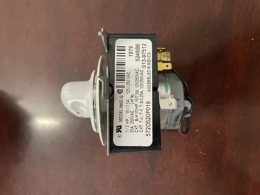 GE 572D520P019 WE4M189 Dryer Timer