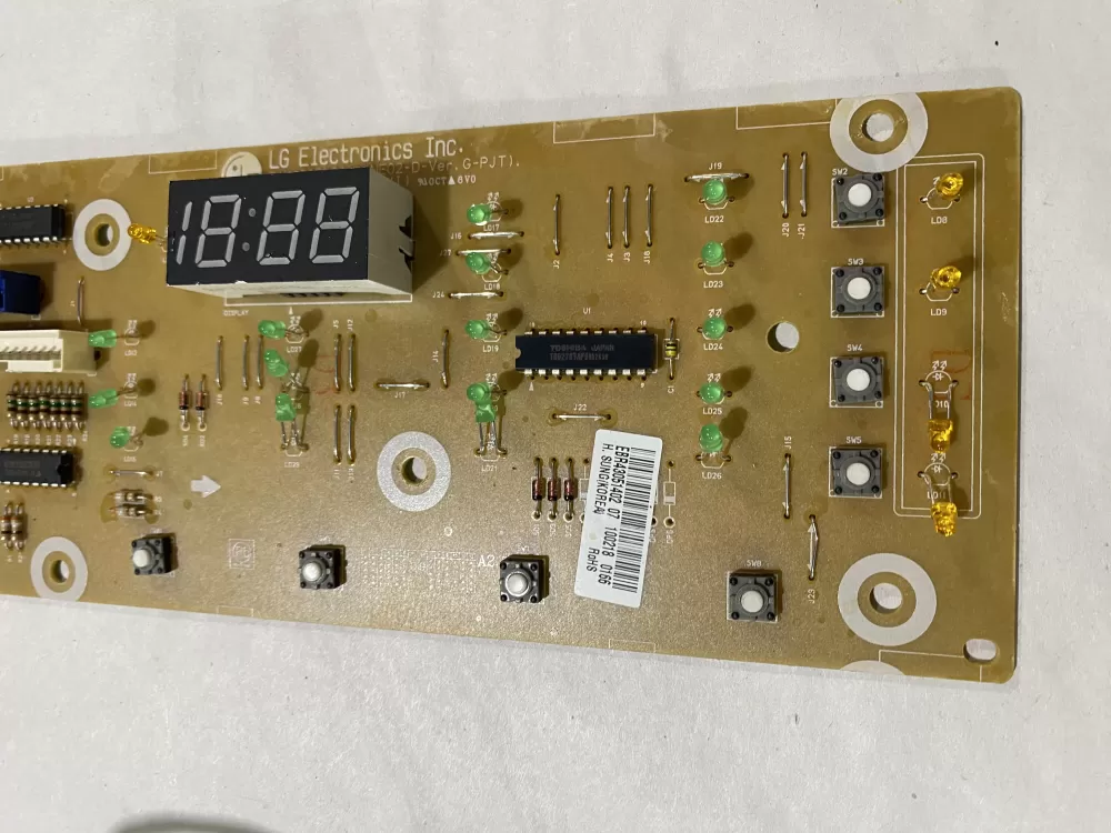LG EAX43051201 EBR43051402 Washer Control Board AZ150088 | BK2496