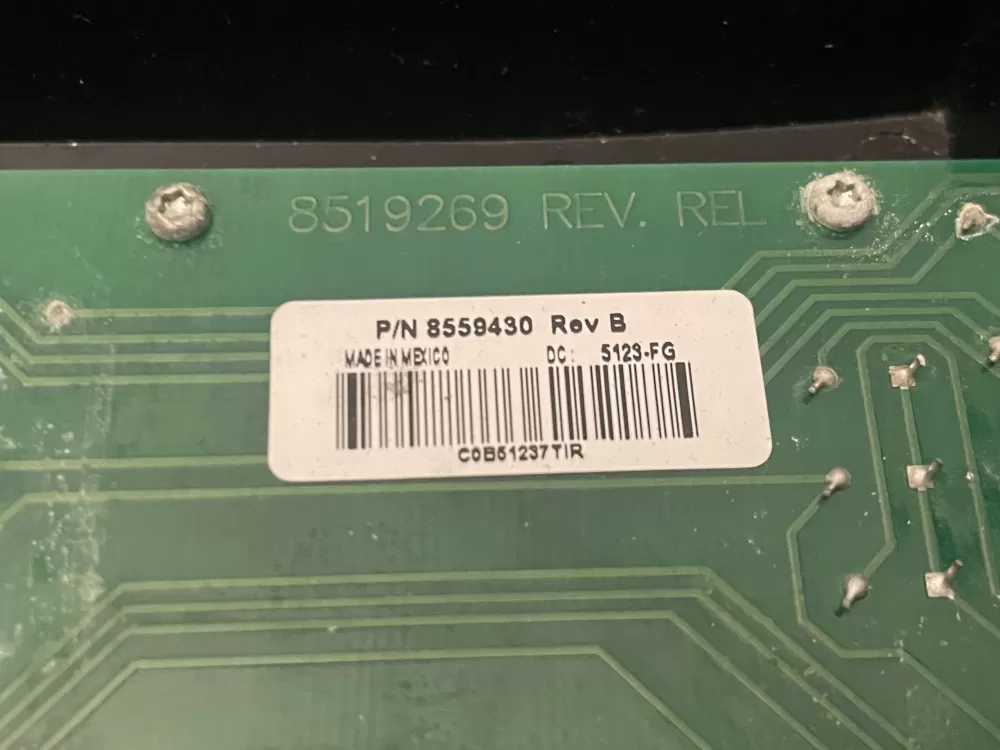 Kenmore Whirlpool 8559430 8558762 Dryer Control Board AZ99661 | Wmv281