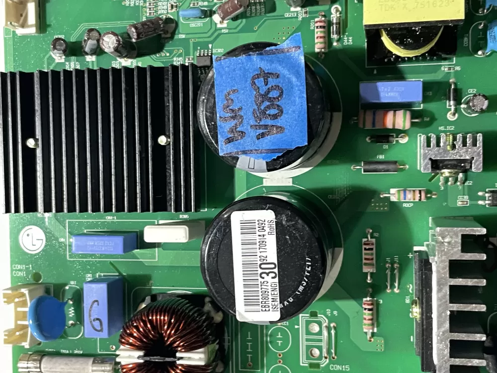 LG EBR80977530 Refrigerator Control Board AZ201241 | Wmv887