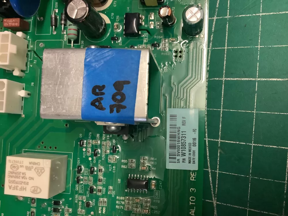 Maytag Whirlpool W10857311 Washer Control Board Rev AZ208246 | AR709