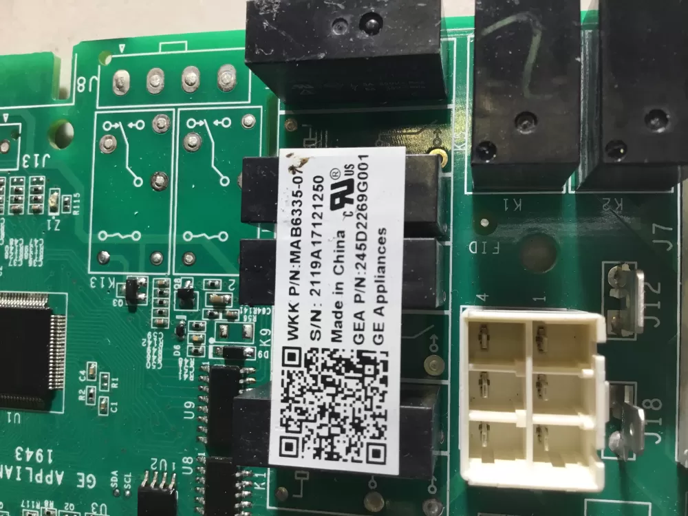 GE 245D2269G001 Refrigerator Control Board AZ44871 | NR1765