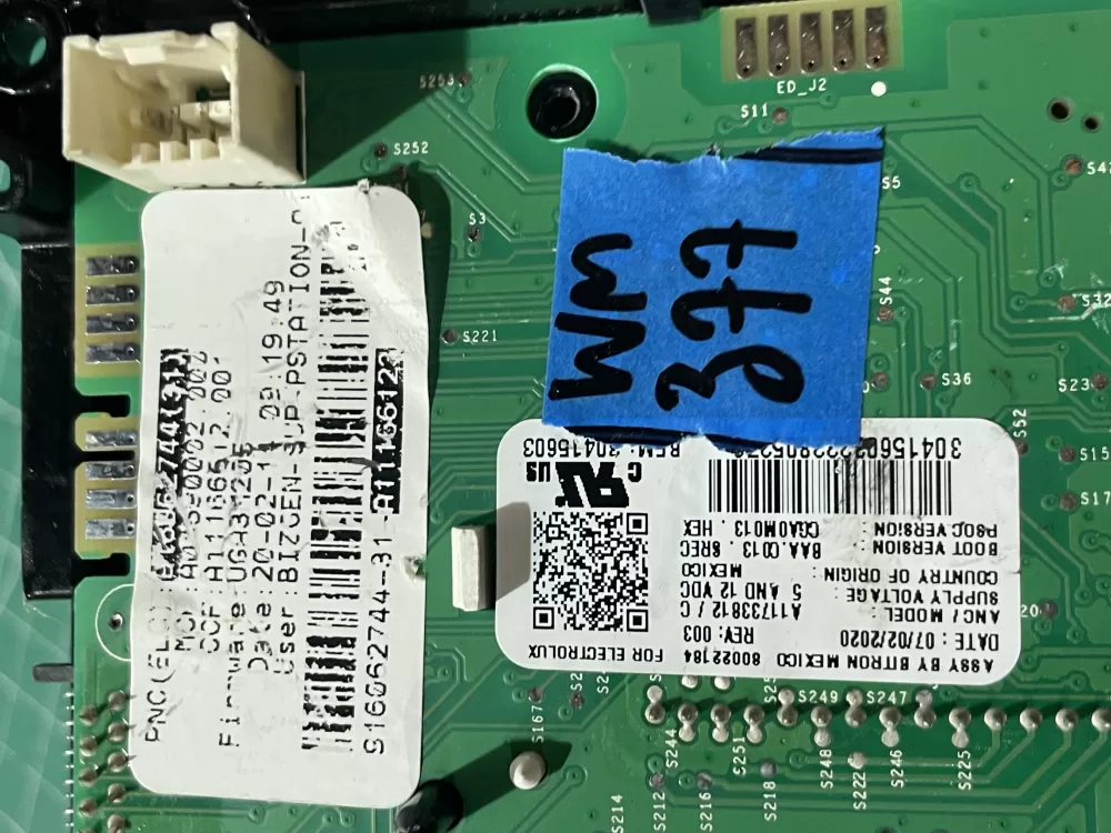 Electrolux Dryer Control Board 916062744 AZ192986 | Wm377