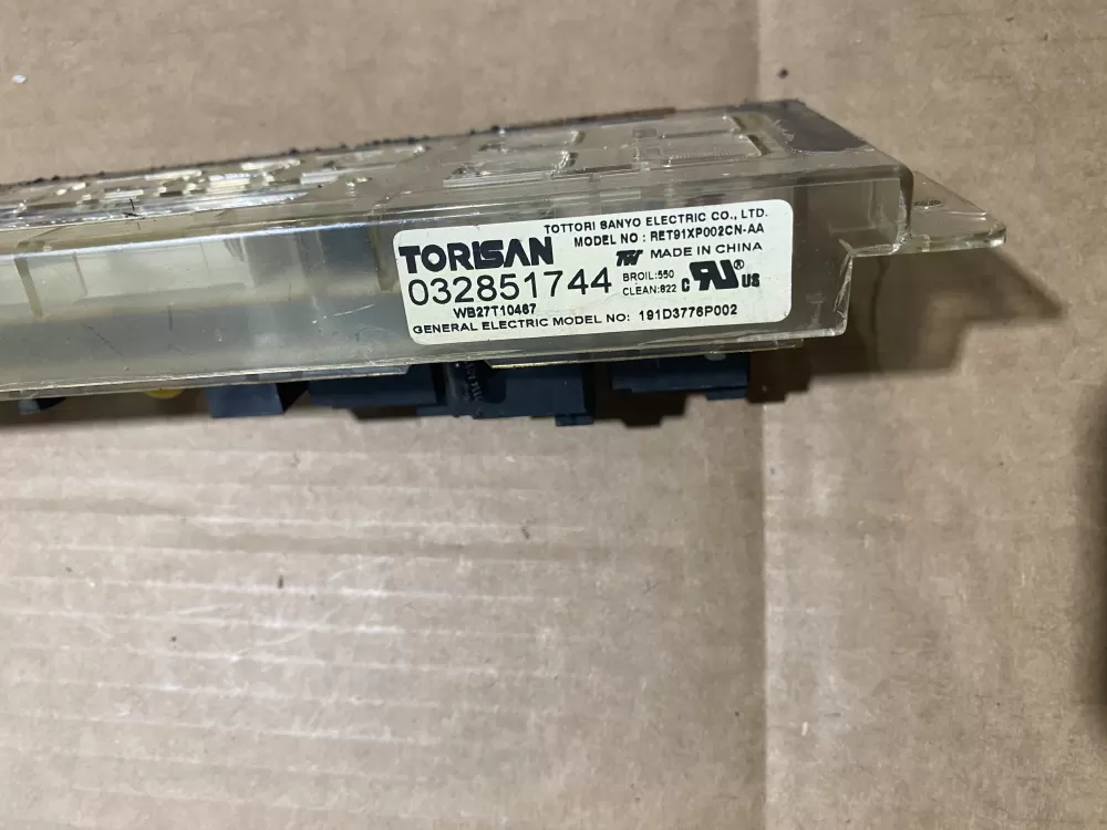 Kenmore Hotpoint GE WB27K10214 Range Control Board AZ78383 | BK658