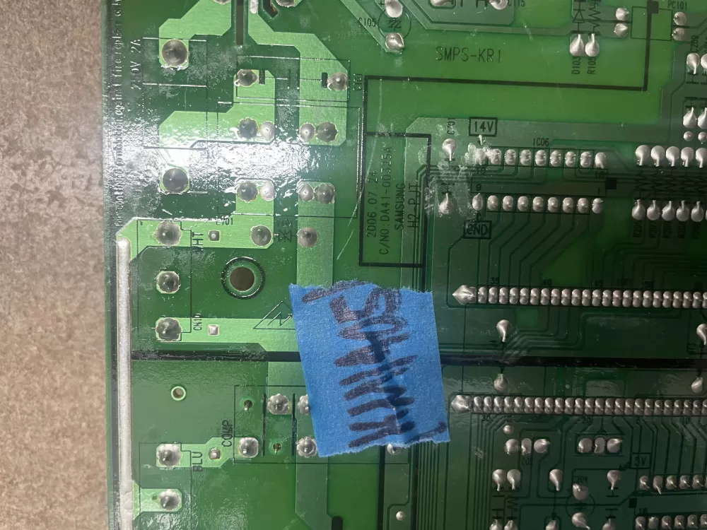 Samsung DA41-00325A Refrigerator Control Board PCB Assembly AZ11762 | KM1405