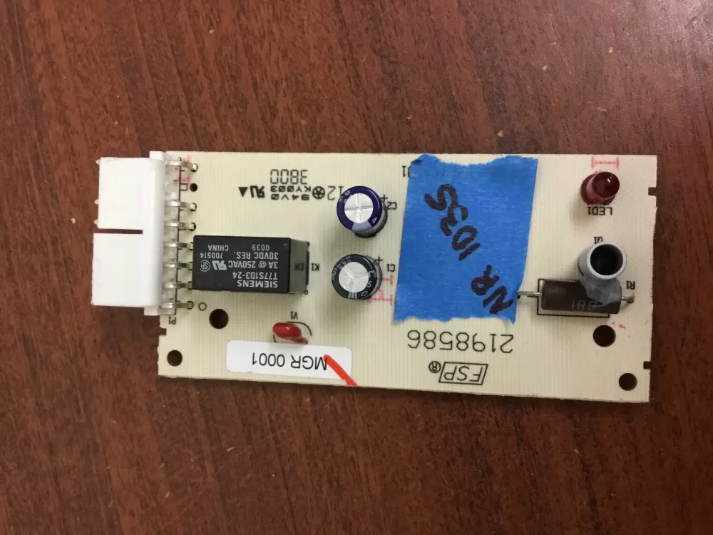 Kenmore KitchenAid 2198586 Refrigerator Control Board Ice AZ29707 | NR1035
