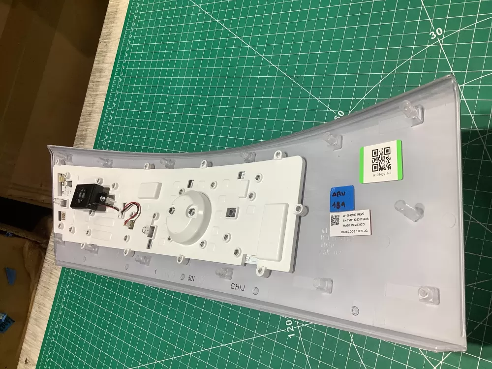 Kenmore W10643917 Washer Touchpad Panel (scrathces) AZ183361 | ARV189
