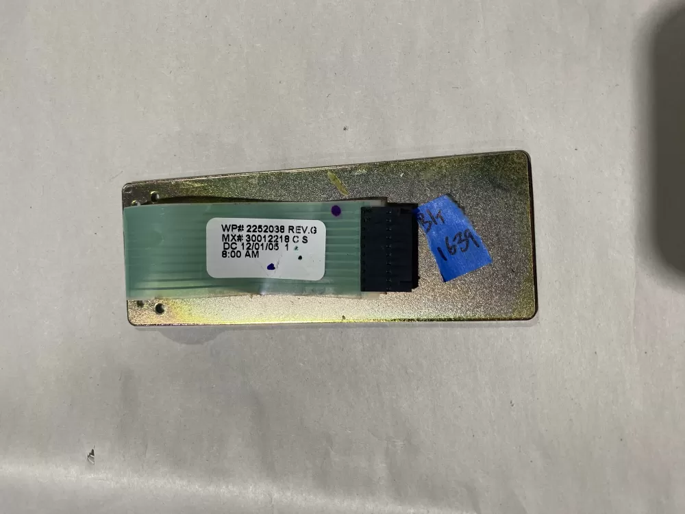 Kenmore 2252038 Refrigerator Control Board Dispenser Panel AZ98075 | BK1639