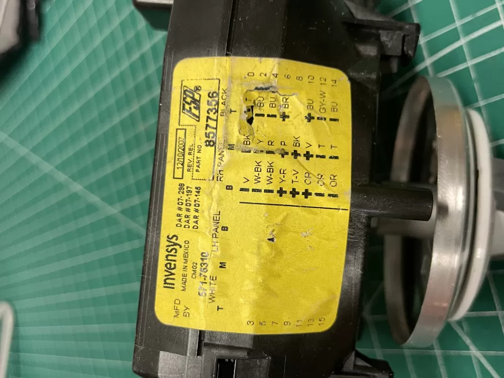 Whirlpool Maytag Kenmore Amana Washer Timer WP8577356 AZ208897 | Wm1950