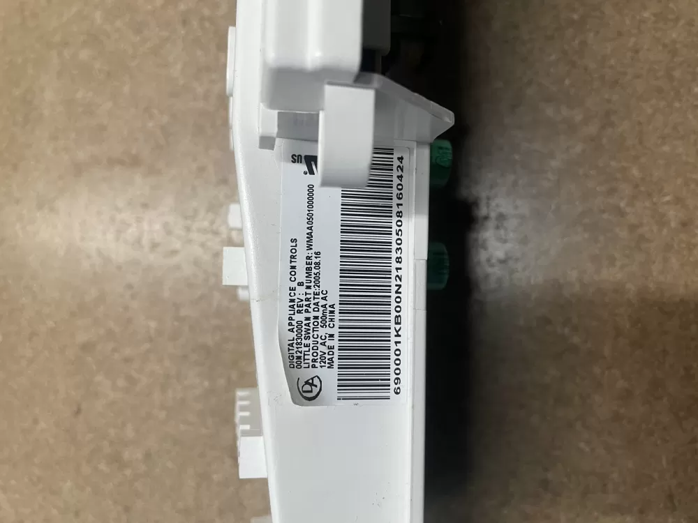 GE WH12X10355 00N21830102 WMCK0501000000 Washer Control Board AZ4639 | KMV224