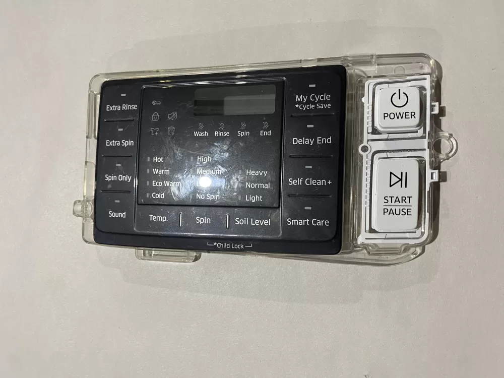 Samsung DC93-00376D  DC64-03116B Washer Control Inlay