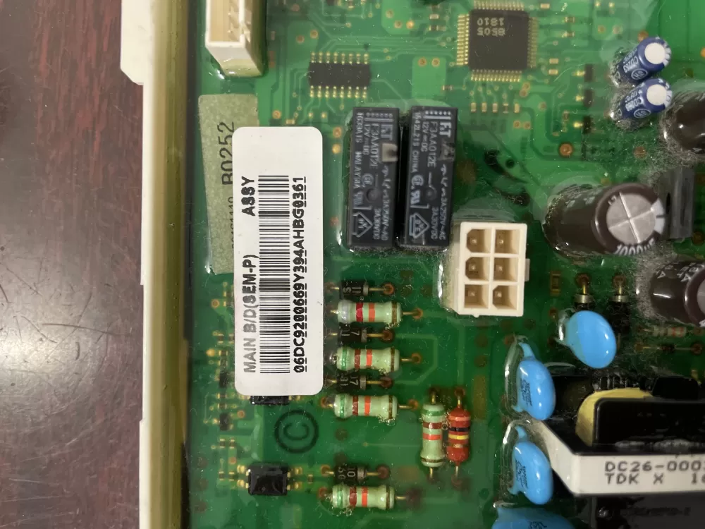 Samsung DC92-01596B DC92-01606B Dryer Control Board AZ50562 | KM1831