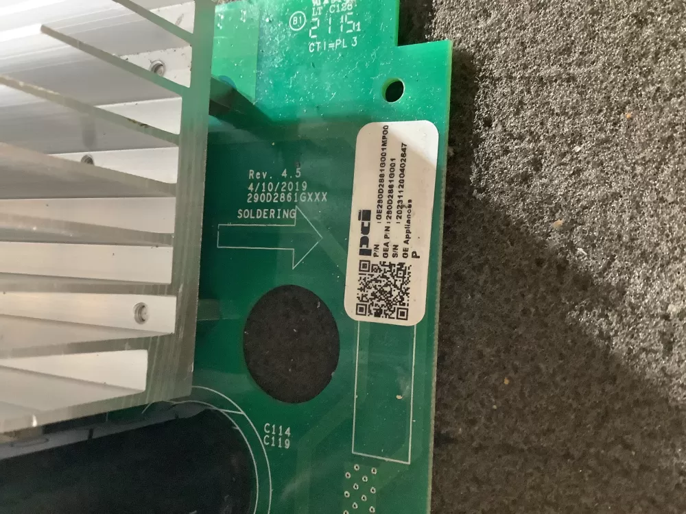 GE 290D2861G001 WH22X29049 Washer Control Board AZ113335 | NR2125