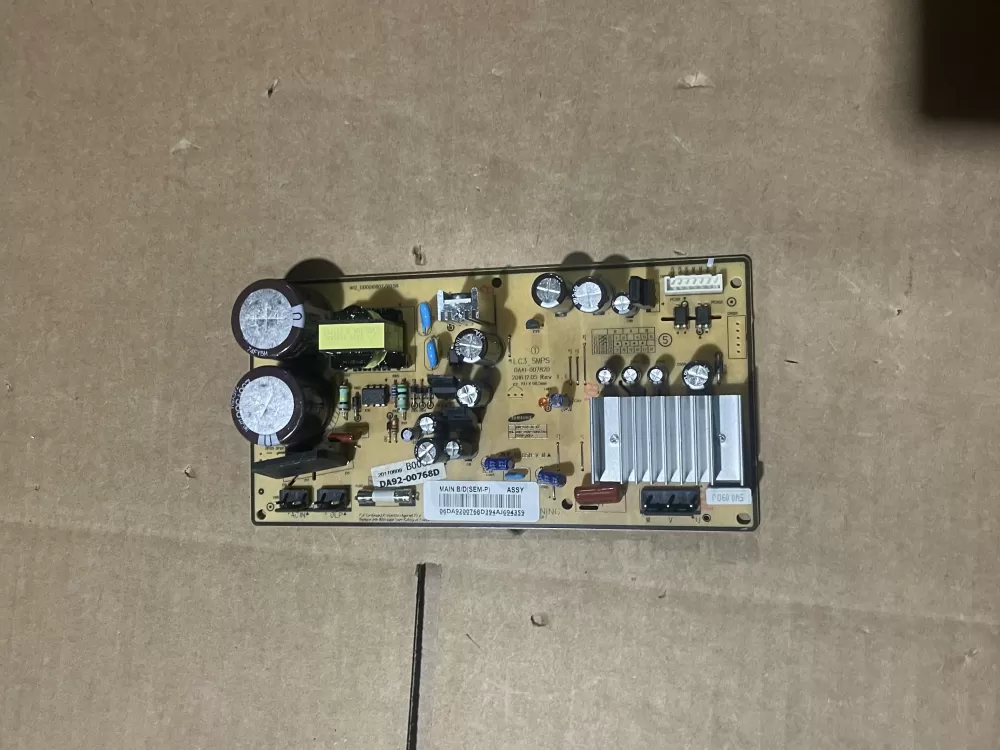 Samsung DA92-00768D Refrigerator Control Board Inverter