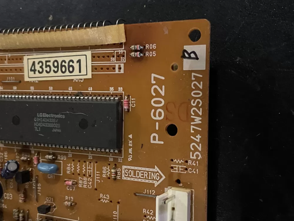 Whirlpool 5247W2S027 Microwave Control Board AZ24810 | WM437